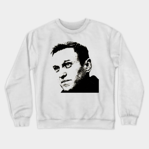 Navalny Halftone Crewneck Sweatshirt by Resdis Materials